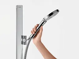 Душовий набір Hansgrohe Raindance Select 120/90 см 3Jet 27648400 White/Chrome, Хром - мініатюра 4