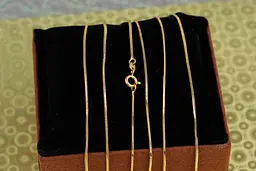 Цепь Xuping Jewelry жгут 35 см 1 мм золотистая