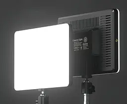 Студійне відеосвітло 15W LED PL-26 лампа панель для фото та відео з регулюванням яскравості 2700К-6500К 23x16 см від USB - мініатюра 8