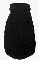 Светр для собак та котів EcoToys Black XL чорний A: 33 см B: 40 см C: 29 см X-7021
