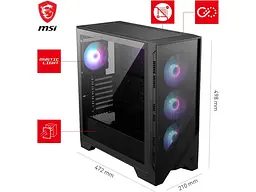 Корпус MSI MAG FORGE 321R AIRFLOW - миниатюра 6