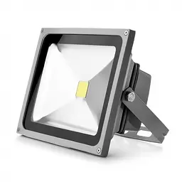 Прожектор Brille вуличний LED вологозахищений IP65 HL-12/30W CW COB сірий
