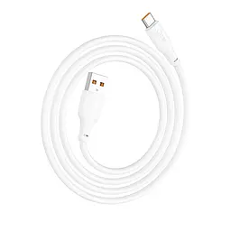 Дата кабель Hoco X93 Force USB to Type-C 27W (1m) White - мініатюра 2