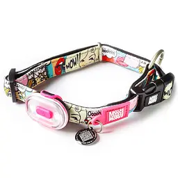 Ліхтарик світлодіодний Max & Molly Matrix Ultra Led Safety Hanging Pack для собак на нашийник рожевий - мініатюра 4