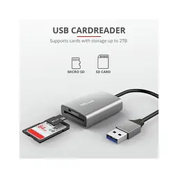 Зчитувач флеш-карт Trust Dalyx Fast USB 3.2 Card reader (24135) - мініатюра 7