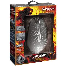 Мишка Defender Dark Agent GM-590L USB Black (52590) - мініатюра 3