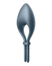 Ласо з вібрацією Satisfyer Bullseye, 4.9х2.5 см (сірий) - мініатюра 4