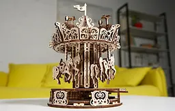Механічний 3D Пазл Ukrainian Gears Карусель, 305 елементів (70129) - мініатюра 8