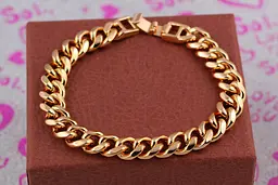 Браслет Xuping Jewelry панцирний 20 см 9 мм золотистий