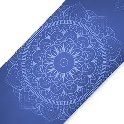 Килимок (мат) спортивний 4FIZJO замша 183 x 61 x 0.15 см для йоги та фітнесу Blue (P-5905973405713) - мініатюра 4