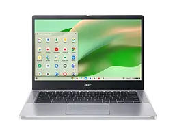 Ноутбук Acer Chromebook CB314-4H 14' FHD IPS, Intel C N100, 8GB, F128GB, UMA, ChromeOS, сріблястий (NX.KNBEU.001) - мініатюра 4