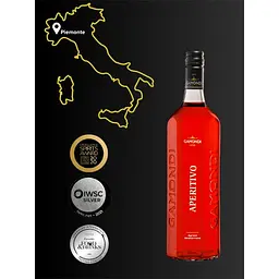 Аперитив Gamondi Aperitivo на основі вина 13.5% 0.75 л (ALR18505) - мініатюра 4