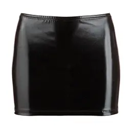 Міні-спідниця Cottelli Party Skirt, L (чорний) - мініатюра 6