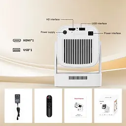 Мультимедійний смарт проектор з автофокусом Magcubic HY260 Pro 1080P 1/8 Гб до 330 ANSI Android 11 - мініатюра 2