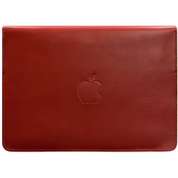 Шкіряний чохол-конверт BlankNote на магнітах для MacBook 13 Червоний