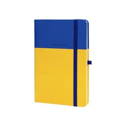 Книга записна Optima Combi-8 А5, тверда обкладинка, гумка, лінія (O20125-08)