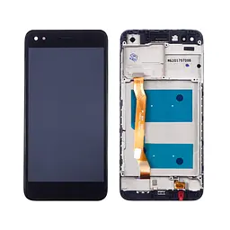 Дисплей для Huawei Y6 Pro 2017/P9 Lite mini/ Nova Lite 2017 з чорним тачсккрином і корпусною рамкою