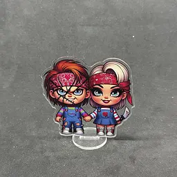 Акрилова колекційна фігурка Chibi Чакі та Тіффані 10 cм