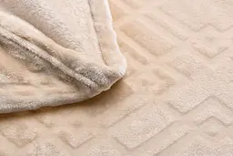 Плед Ardesto Embossed 160х200 см бежевий (ART0301EB) - мініатюра 4