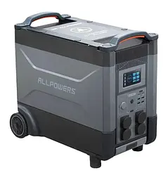 Портативна зарядна станція Allpowers R4000 LiFePO4, 3600 Вт/ч 4000 Вт (AP-SS-011-BLA-EU) - мініатюра 3