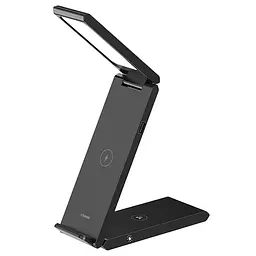 БЗП Usams US-CD181 15W 3in1 with Table Lamp Black - мініатюра 2