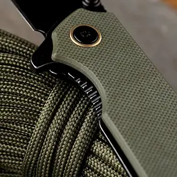 Нож складной туристический Ruike P801-G, (8.6 см) 14C28N/G10 оливковый - миниатюра 25