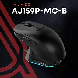 Миша Ajazz AJ159P MC Black Charging Dock (AJ159P-MC-B) - мініатюра 5