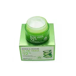 Багатофункціональний крем для обличчя Bioaqua з екстрактом алое вера Refresh & Moisture Aloe Vera 92% Cream 50 г