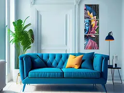 Картина за номерами Будда Schipper Buddha триптих 40×120 см з акриловими фарбами преміальний набір Німеччина (SKU-300) - мініатюра 4