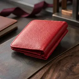 Маленький гаманець на кнопці жіночий ST Leather 19239 червоний - мініатюра 4