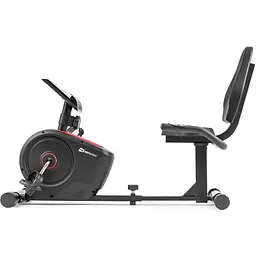 Горизонтальний велотренажер Hop-Sport HS-2050L Beat червоний - мініатюра 2