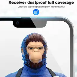 Захисне 2.5D скло Corning Gorilla Glass для Apple iPhone 15 Pro Max (6.7") Чорний Blueo teh0031556 - мініатюра 3