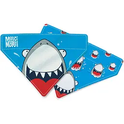 Бандана для собак Max & Molly Bandana Frenzy the Shark на нашийник з принтом Шалена акула L