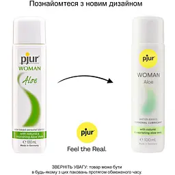 Лубрикант на водній основі Pjur Woman Aloe 100 мл - мініатюра 3