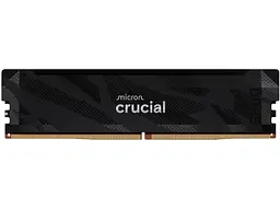 Модуль пам'яті Crucial DDR5 16GB Pro 6400Mhz Overclocking Black EXPO/XMP (CP16G64C32U5B)
