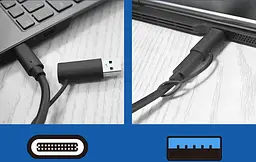 Кабель Oculus Link Type-C/Type-C USB-A 2в1 Quest 2/3/Pro/Pico 4 3.2 5 м Чорний (CC-AC-5mGB) - мініатюра 6