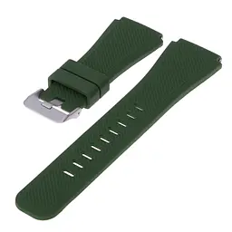 Силіконовий ремінець Primo для годинника Samsung Gear S3 Classic SM-R770/Frontier RM-760 Army Green - мініатюра 2