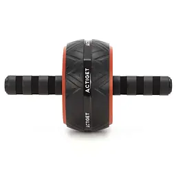 Ролик (гімнастичне колесо) для преса Actiget Ab Wheel ACT0111 Black/Red