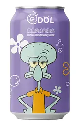 Газований напій Qdol Spongebob Squarepants Grape Сквідвард 330мл
