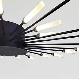 Стельова Led люстра Art BO-5251/28BK - мініатюра 3
