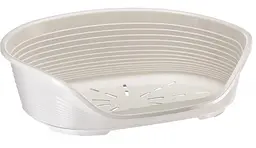 Пластиковий лежак для собак і котів Ferplast Siesta Deluxe 2 білий 49×36×17,5 см 70202911