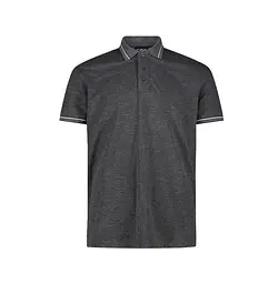 Поло CMP Man Polo Polyester-stretch Grey/White XL (1097-34D5987-U901 52)