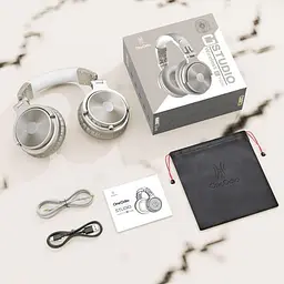 Навушники OneOdio Studio Pro C Bluetooth+3,5мм Silver (Pro C Silver) - мініатюра 4