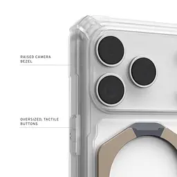 Чохол UAG для iPhone 17 Pro, Plasma XTE MagSafe, Clear/Titanium teh0019323 - мініатюра 3
