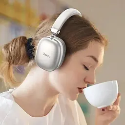 Бездротові навушники Hoco W35 wireless headphones сріблясті (6931474766250) - мініатюра 6