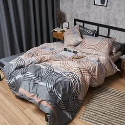 Комплект постільної білизни Moon&Star Микросатин Premium Free Spirit Сімейний 160х220х2 наволочки 4х70х70 - мініатюра 7