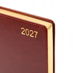 Щоденник діловий Leo Planner 2027 City А5 твердий 368 сторінок коричневий (252753) - мініатюра 3