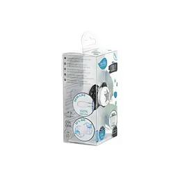 Пустушка Nuvita 7065 Air55 Cool симетрична 0m+ BABY STAR чорна NV7065IB - мініатюра 4