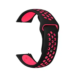 Ремінець Nike Sport Apple Watch 42/44/45/46/49 mm Black+Pink (7)