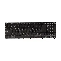 Клавіатура ноутбука PowerPlant ASUS K52, K52J, K52JK чорна, чорний фрейм (KB310241)